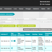 Gestione delle postazioni / attrezzature - Webkiosk 4.8