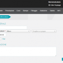 Aggiungere una attrezzatura - Webkiosk 4.8