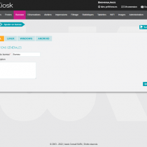 Ajouter un bureau - Webkiosk 4