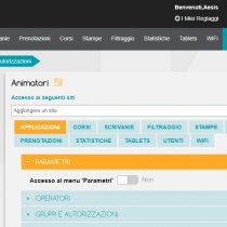 Amministratione > Gruppi e autorizzazioni - Webkiosk 4.8