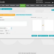 Ajouter une imprimante - Webkiosk 4