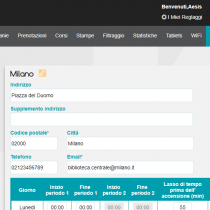 Amministratione > Siti - Webkiosk 4.8