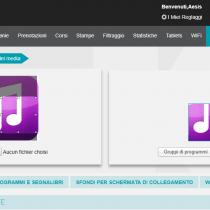 Amministratione > Gestione dei media - Webkiosk 4.8