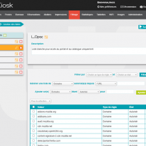 Gestion des listes - Webkiosk 4