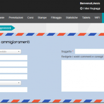 Amministratione > I vostri suggerimenti - Webkiosk 4.8