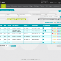 Gestion des postes - Webkiosk 4