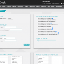Mes préférences - Webkiosk 4