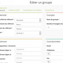 Éditer un groupe