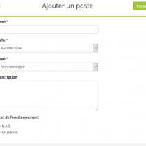 Ajouter un poste
